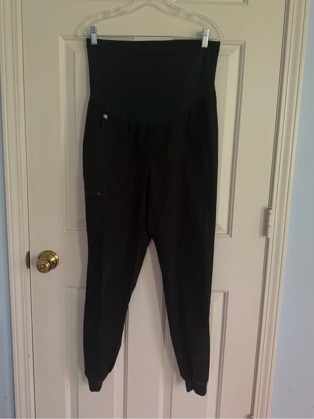 Figs black maternity pants